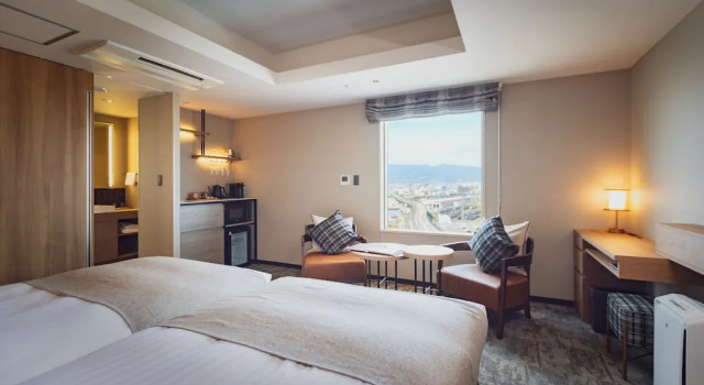 Двухместный номер Luxury Tokyu Stay Hakodate Asaichi Akarinoyu