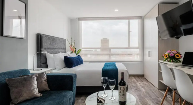 Студия Torre Acqua Lofts - Downtown Bogota By Jalo