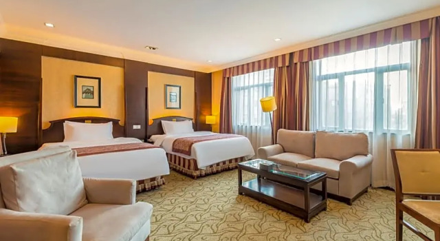 Номер Deluxe Отель Beijing Jinlong Hotspring