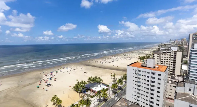 Апартаменты Cobertura a Beira mar com Piscina e Churrasqueira