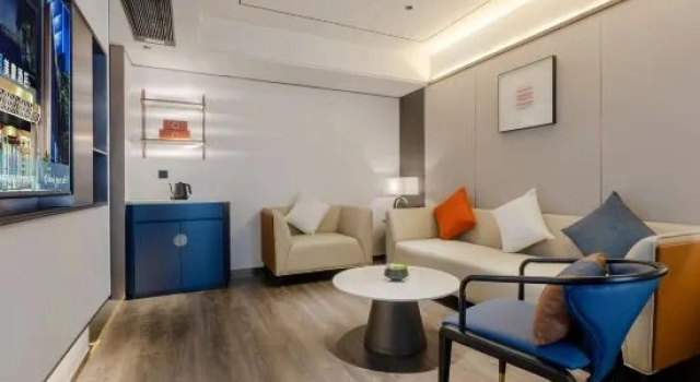 Люкс Executive Mehood Hotel (Liuzhou Wuxing Pedestrian Street Diwang Xintiandi Branch)
