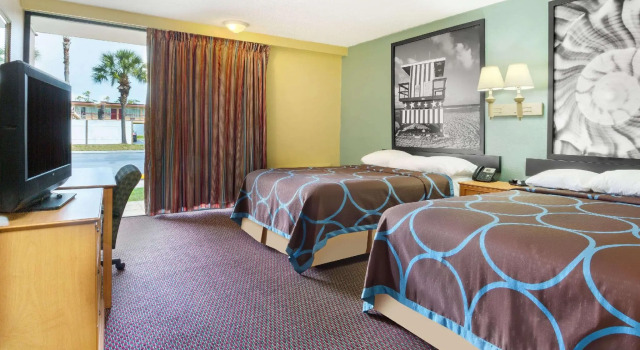 Четырёхместный номер Standard Super 8 by Wyndham St. Augustine
