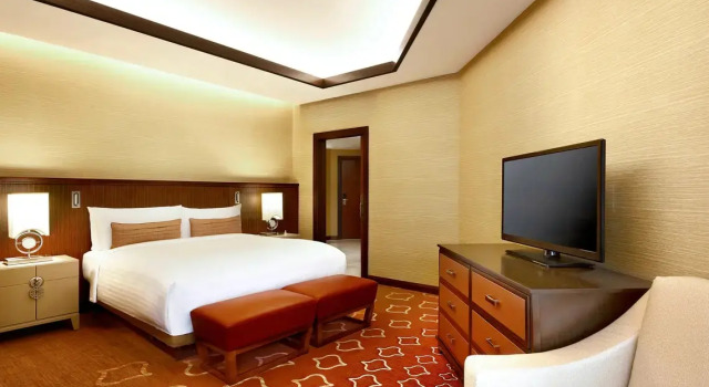 Двухместный люкс Partial Haram view Executive c 1 комнатой Marriott Hotel Jabal Omar Makkah