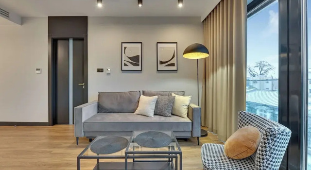 Апартаменты Deluxe с балконом Grand Apartments Wave- Na Fali