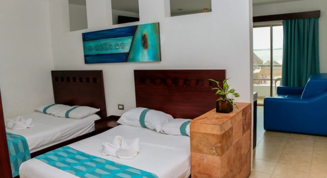 Suite 1 camera da letto con balcone Playa Linda Hotel