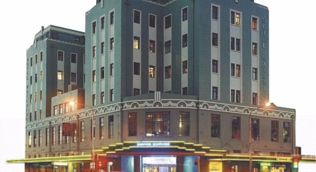 Кровать в общем номере Hotel Waterloo & Backpackers