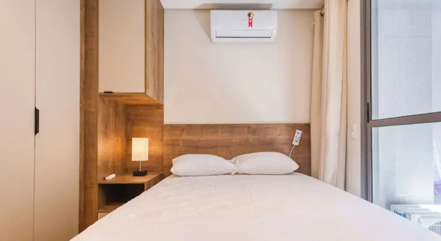 Flat na Vila Mariana c Varanda pr x ao Metr, Забронировать Отель Вила-Мариана Сан-Пауло, рядом с Культурный центр «Сан-Паулу»