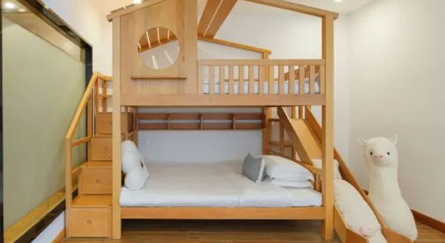 Семейный люкс c 1 комнатой с балконом Yueshanyueshui Vacation Apartment (Yangshuo Yulong River Xiatang Wharf)