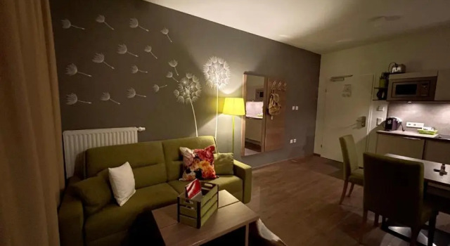 Апартаменты с 2 комнатами с балконом Aparthotel Bergtraum