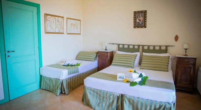 Двухместный номер Standard с балконом и с красивым видом из окна B&B La Residenza Torchiara