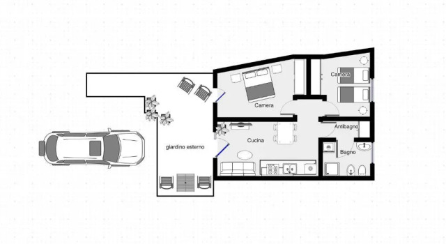 Апартаменты Appartamenti Villa al Fiume