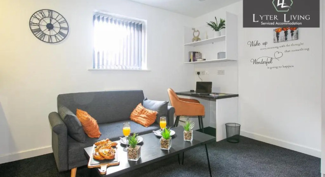 Leicester's Lyter living Serviced apartments Opposite Leicester Railway Station