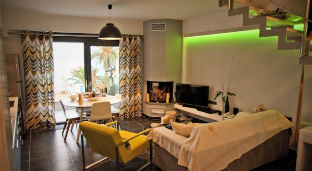 Номер Standard Дуплекс с балконом и с видом на море Seacret Apartments