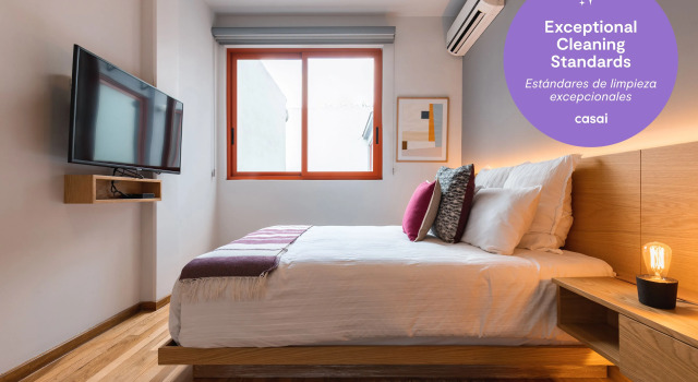 Casai Hip Modern Tech Condo w Rooftop in La Condesa