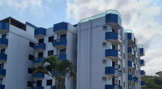 Apartamento na praia grande 350 m da praia ATE 08 PES