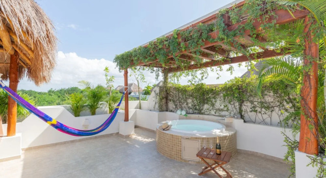 Secret Garden Oasis 3BR Penthouse, Rezervovat Hotel Hotely v Tulum s parkováním, Parkování