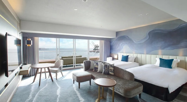 Двухместный номер Executive with South view Kobe Meriken Park Oriental Hotel