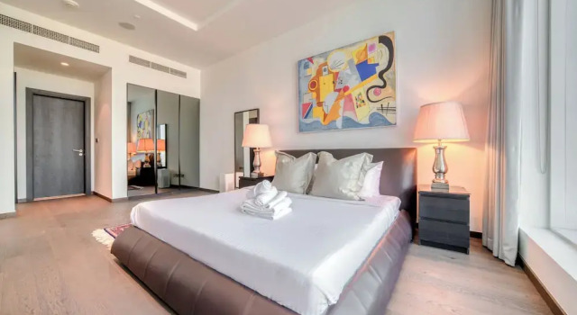 Апартаменты с 2 комнатами с балконом и рядом с пляжем Oceana Residences, Oceana Palm Jumeirah - Mint Stay