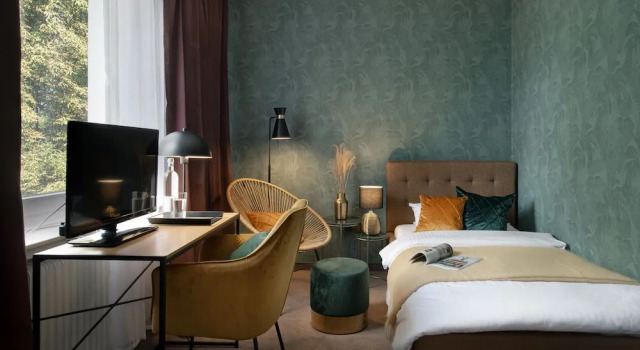 Одноместный номер Comfort c 1 комнатой с видом на сад Hotel Stadt Hamburg