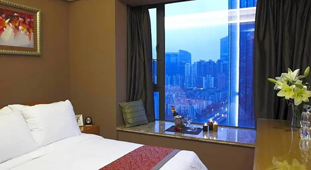 Апартаменты Executive с 2 комнатами Dan Executive Apartment Guangzhou Zhujiang New Town