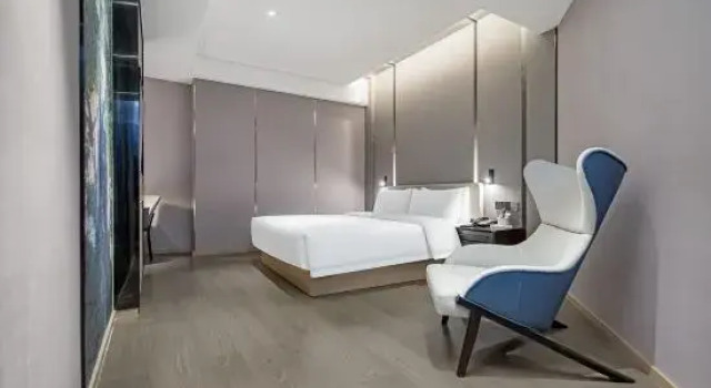 Двухместный семейный люкс с 2 комнатами Atour Chongqing Guanyinqiao Huahuiyuan