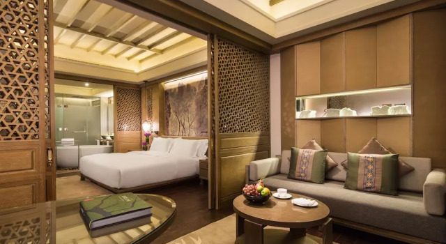 Dwuosobowy suite i balkonem Banyan Tree Yangshuo