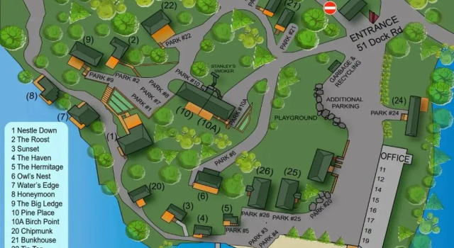 Двухместный номер Standard с видом на озеро Motel Long Lake and Cottages