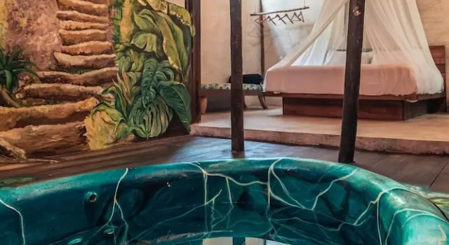 Люкс Deluxe Hidden Treehouse Tulum EcoHotel