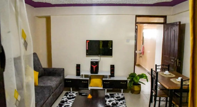 Апартаменты TENYBLUE 1-bedroom in Ruiru alongside thika road