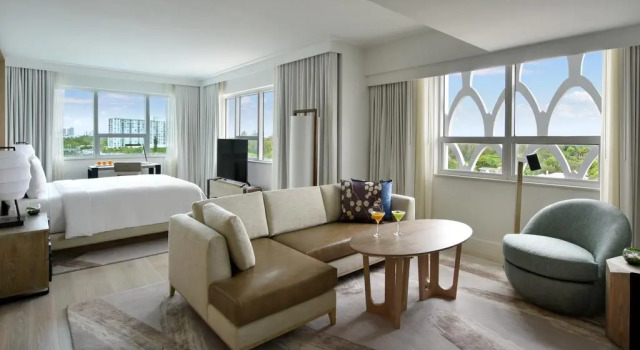 Двухместный полулюкс Nobu Hotel Miami Beach