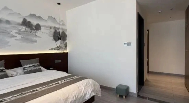 Семейный люкс с 2 комнатами с видом на реку Huangshan Shexian Night Moor Xin'an Homestay (Xin'an River Gallery Scenic Area Branch)