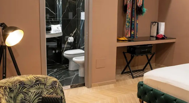 Двухместный номер Deluxe с балконом и с видом на город Stile Raro Suite