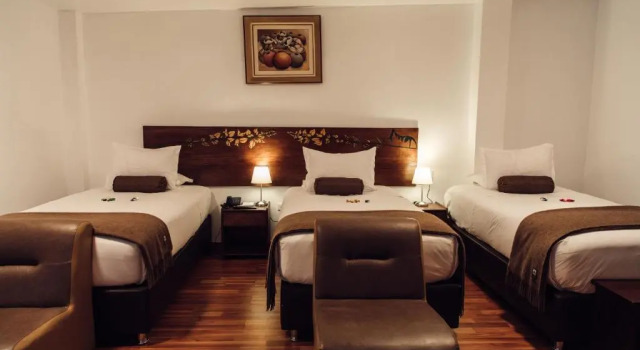 Standardní Třílůžkový pokoj Hotel Retama Machupicchu