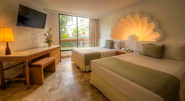 Номер Deluxe с частичным видом на океан Park Royal Beach Acapulco - All Inclusive
