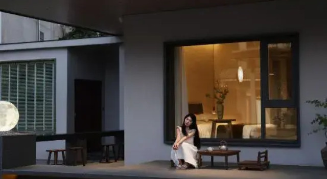 Courtyard ancient Chinese Song dynasty aesthetic designer Miju, Rezerwuj Hotel Jingdezhen Jiangxi