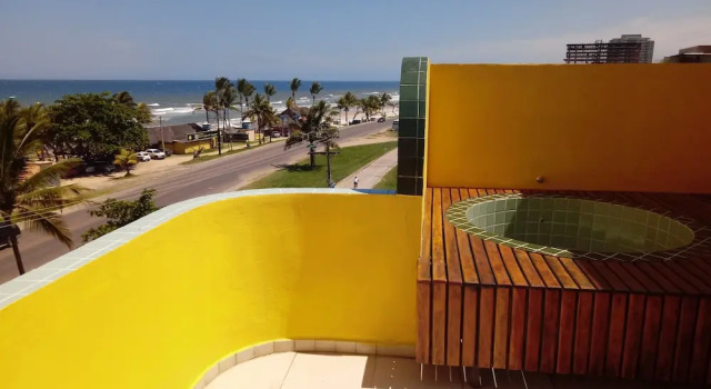 Семейный номер Standard Пентхаус с 3 комнатами рядом с пляжем Praia dos Milionários Temporada Ilhéus