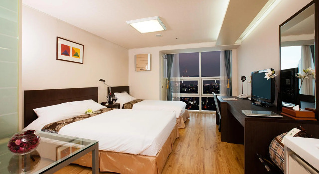 Двухместный семейный номер Standard Gangnam Family Hotel