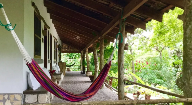 Трёхместный номер Deluxe с видом на сад Hotel Hacienda San Lucas