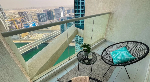 Студия Deluxe Canal view Studio and One Bedroom Apartments, Damac Maison Prive by TSHH