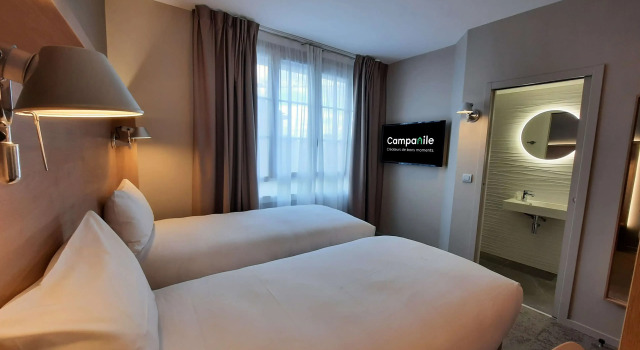 Двухместный номер Comfort Campanile PRIME - Caen Centre Gare
