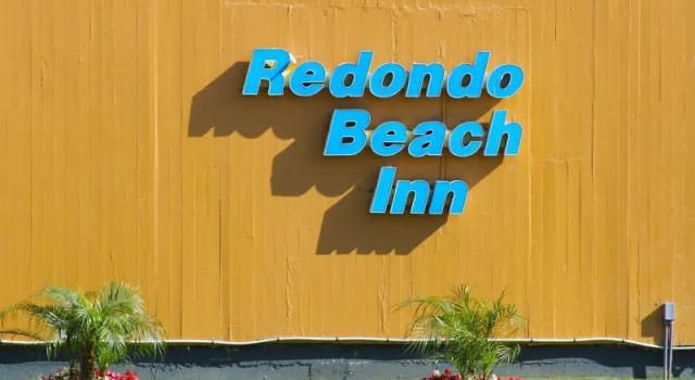 Кровать в общем номере Redondo Beach Inn-LAX
