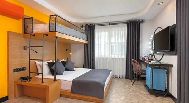 Трёхместный номер Standard с красивым видом из окна Afflon Sea Hill Concept Adult Only