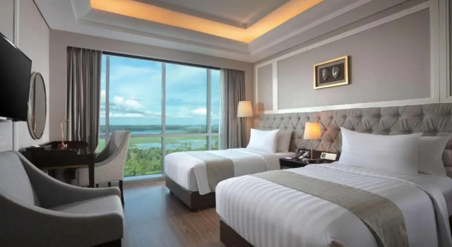 Двухместный номер Deluxe с видом на озеро Wyndham Panbil Batam