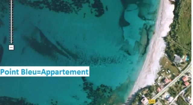 Vue mer panoramique plage 30m. Porticcio