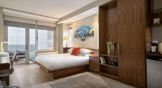 Двухместный номер Grand с балконом The Gotham Hotel