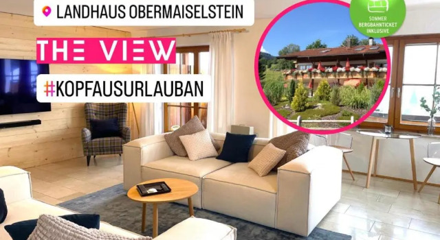 Апартаменты с 3 комнатами Landhaus Obermaiselstein "THE VIEW"