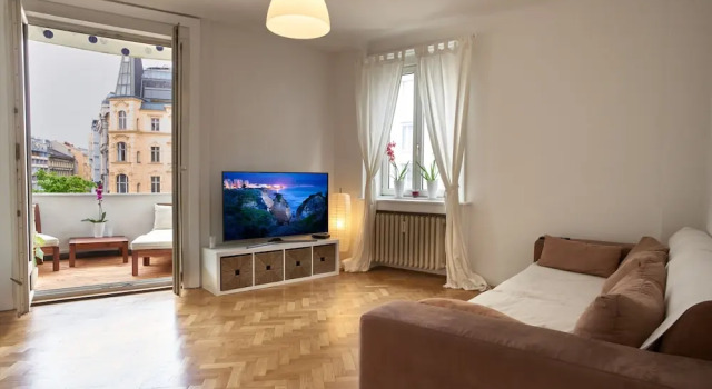 Апартаменты с 3 комнатами с балконом Opera Street Apartments