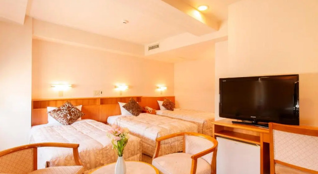 Трёхместный номер Standard Hotel Pearl City Sendai