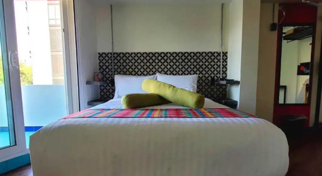 Люкс с балконом Hotel VIVE MX cuauhtémoc CDMX, Trademark by Wyndham