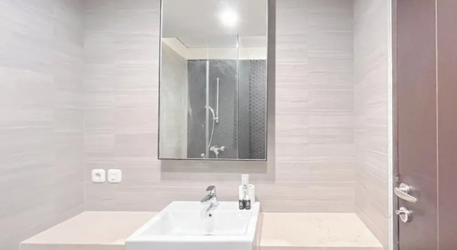 Двухместные апартаменты Deluxe Tranquil 2BR (No Kitchen) Apartment at Skales Residence Nusa Dua Bali